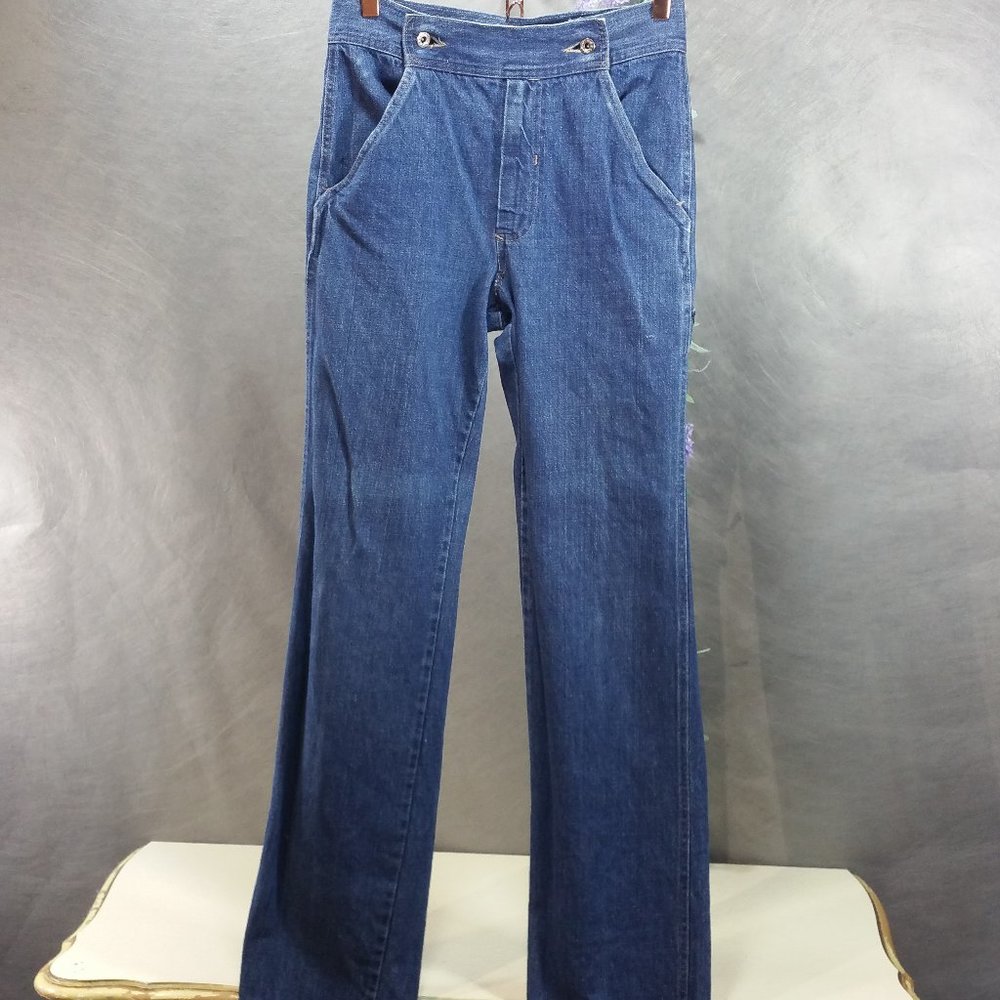 A Smile  Inc Vintage 70's High Wasted Jeans.
